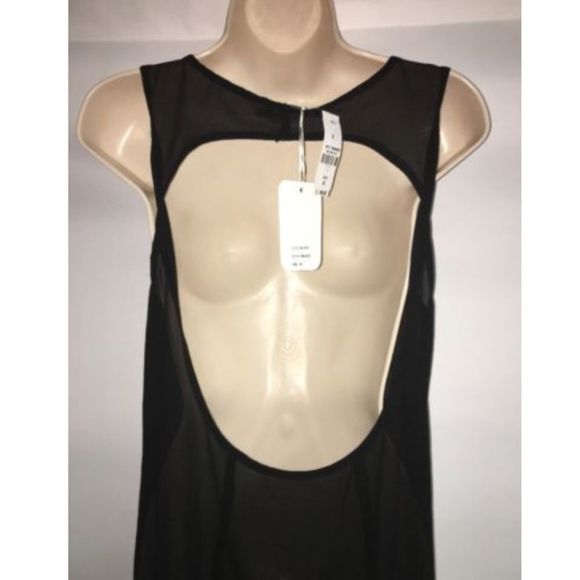 Millau Dress Cover Up Medium Sheer High Low Womens - Picture 5 of 7